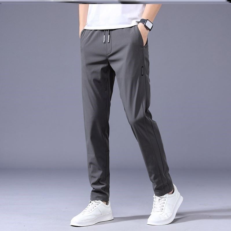 Drawstring Trousers Loose Straight Sweatpants