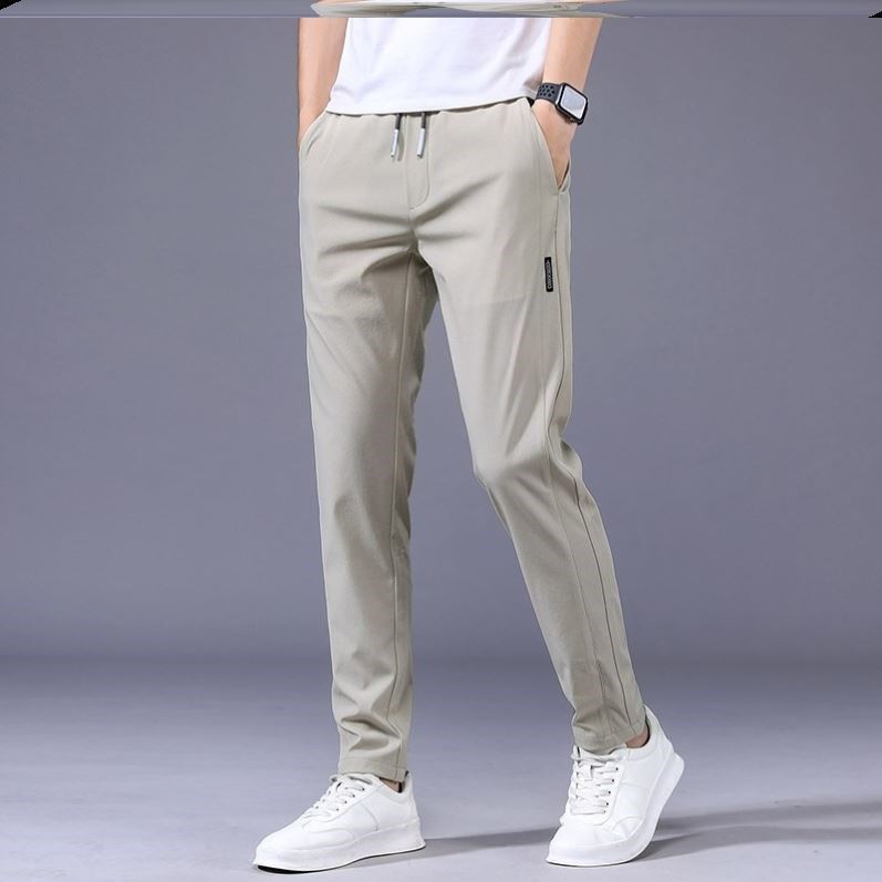 Drawstring Trousers Loose Straight Sweatpants